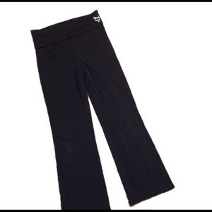 Justice Black yoga style pants size 7